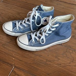 Womens navy high top converse
